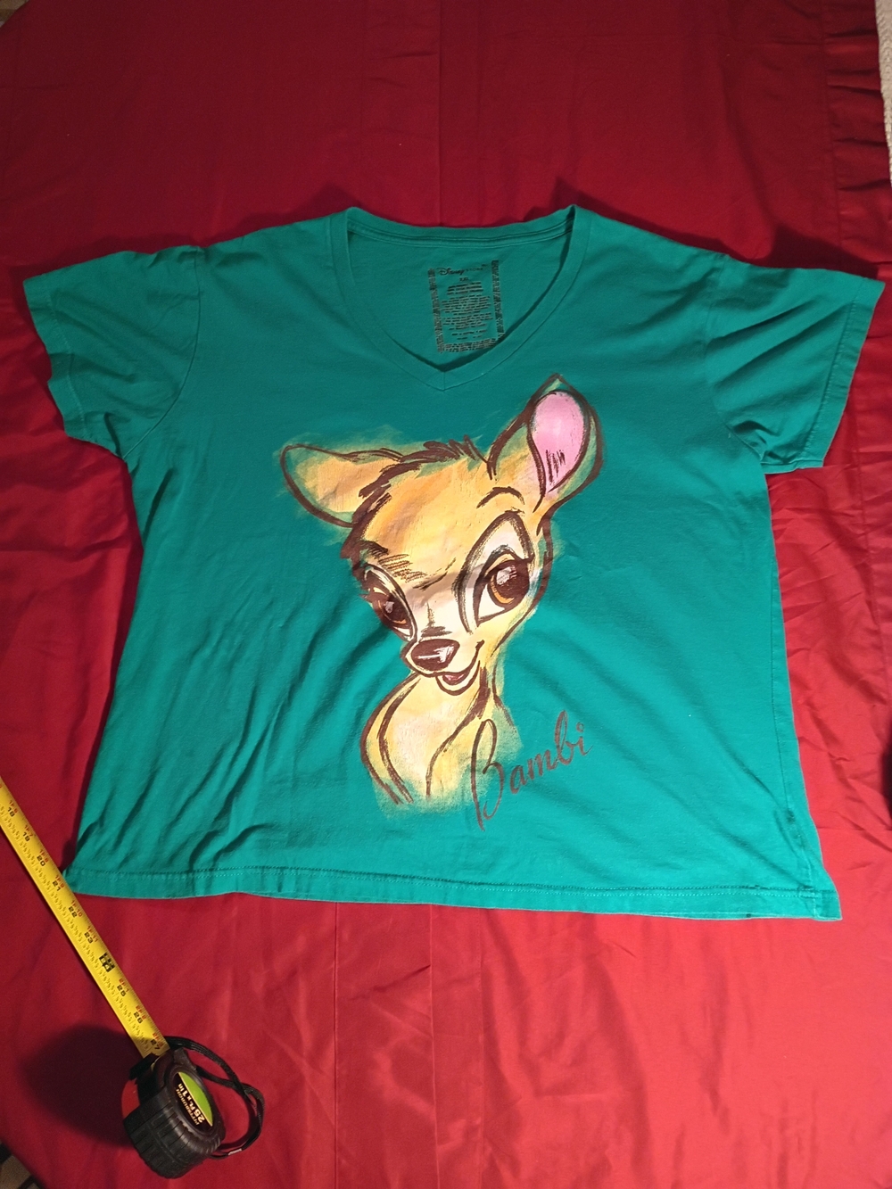 Girls' Teal Bambi Graphic Tee - Disney